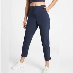 Athleta Size 0 Brooklyn Ankle Pants Navy Blue